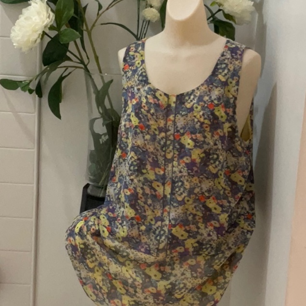 Cabi Floral Sleeveless Top